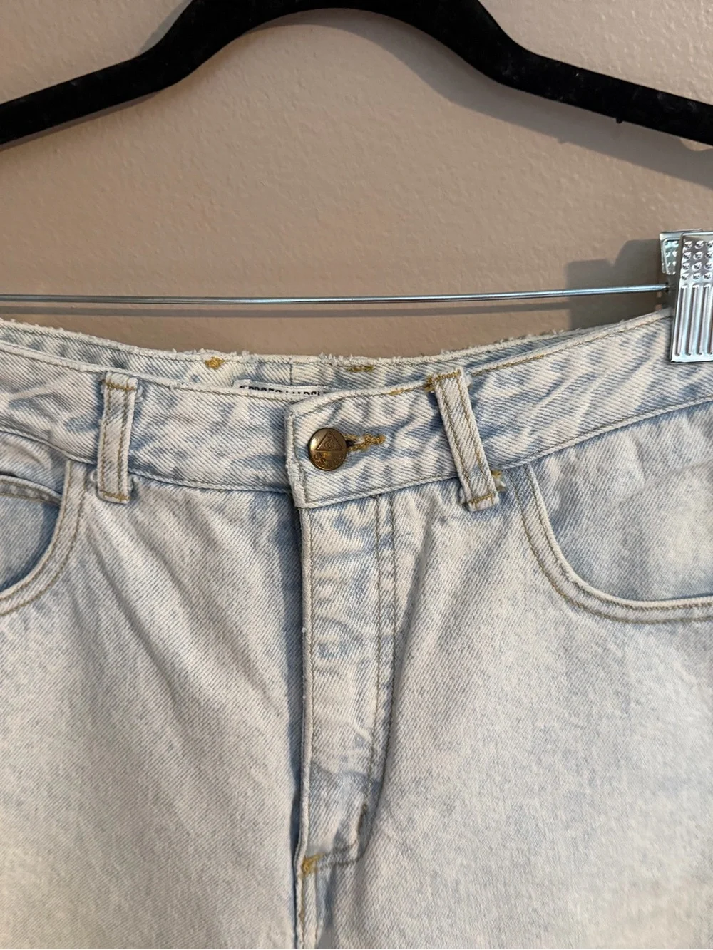 Vintage Guess Georges Marciano Tapered Mom Jeans Light Stone Wash Style1015 32